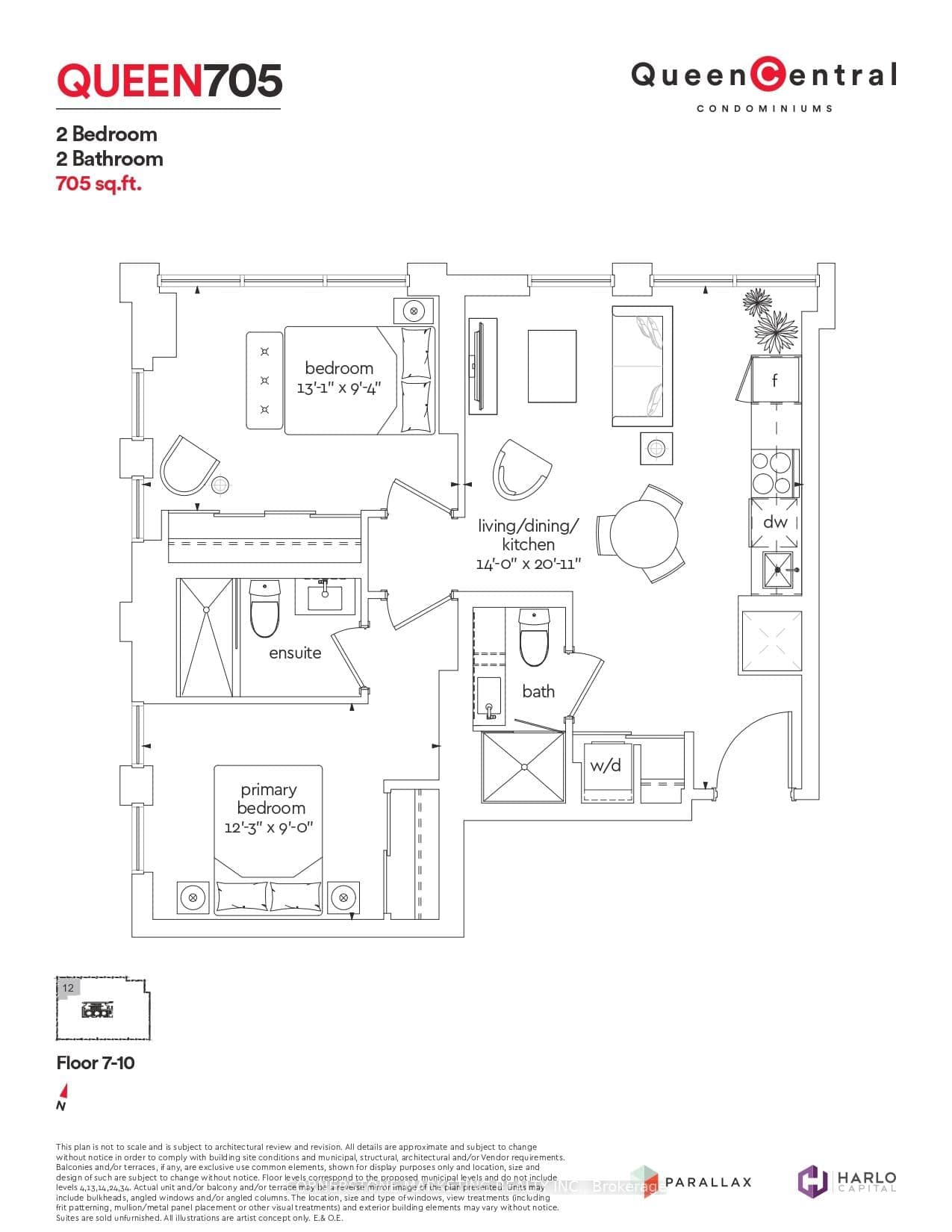 100 Queen Street E, Unit 712