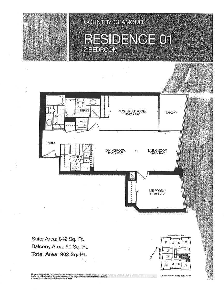 #1001 - 3985 Grand Park Drive