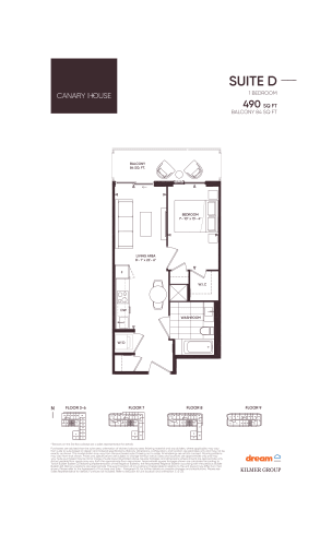 Suite D floor plan