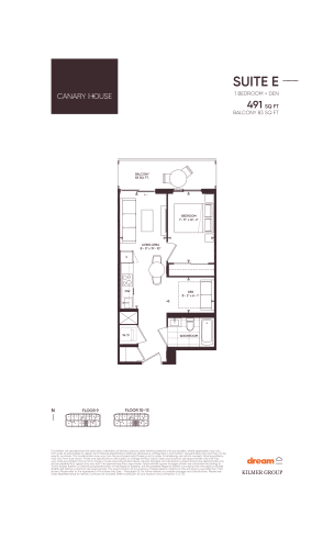 Suite E floor plan