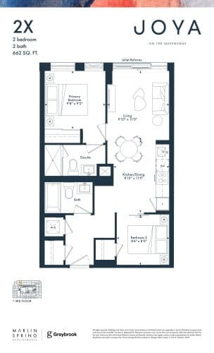 2X floor plan