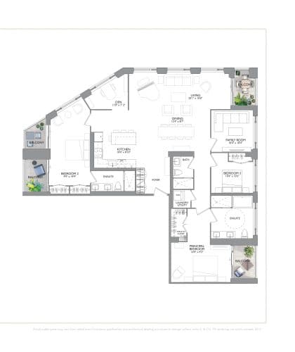 The Turquoise floor plan
