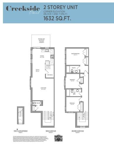 3 Bed Upper floor plan