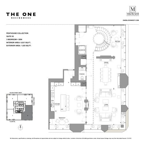 Suite 02 (Ground Level) - Penthouse Collection (1/4) floor plan
