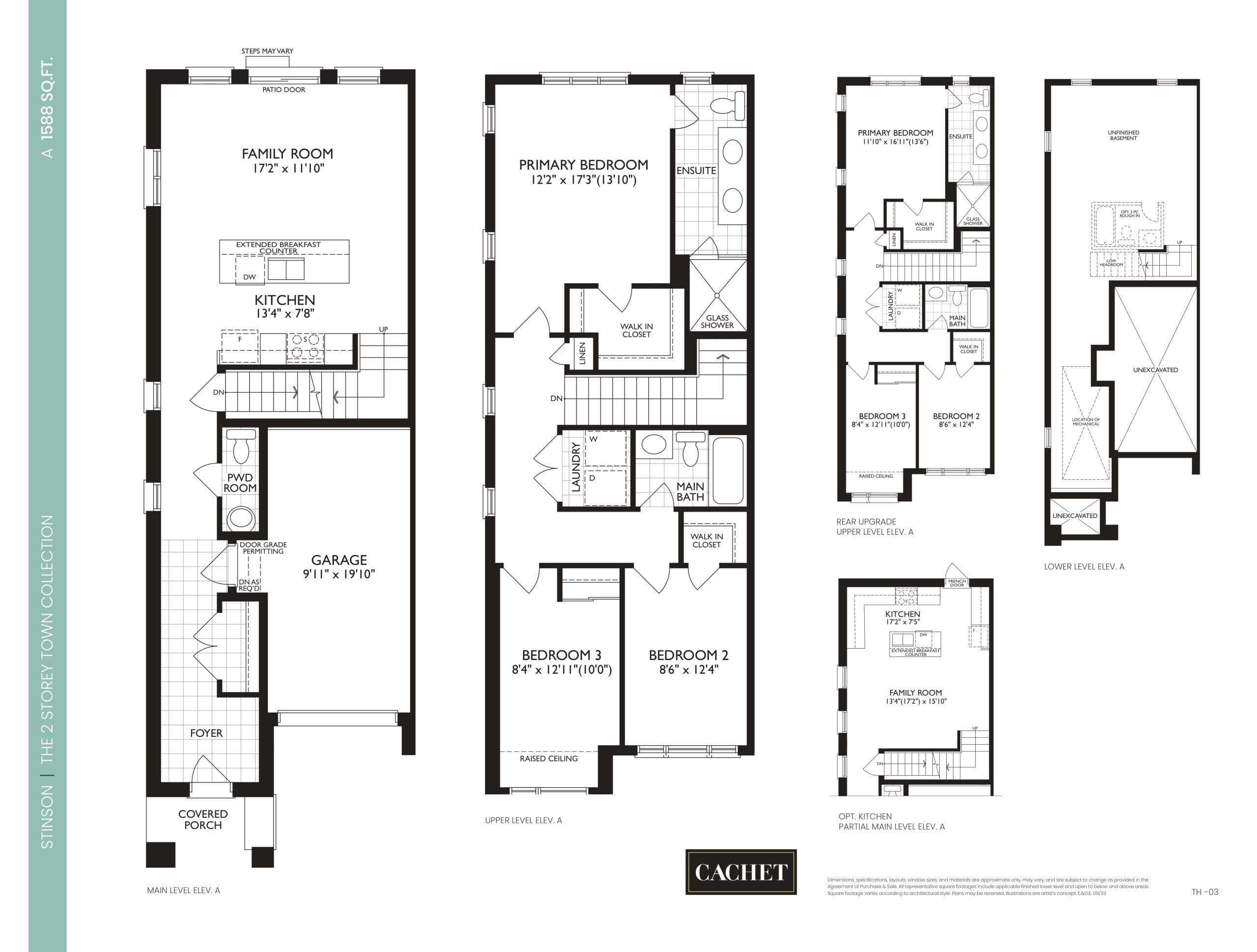 Stinson Floor Plan at Mount Hope Homes - 1588 sq.ft
