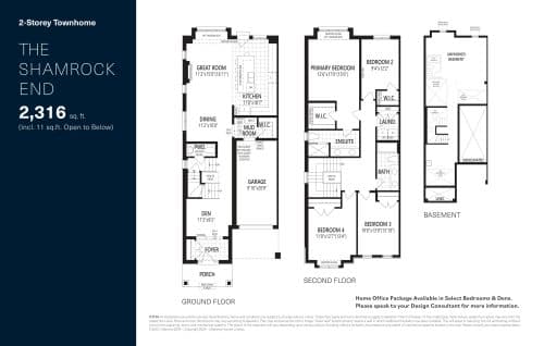 The Shamrock End floor plan
