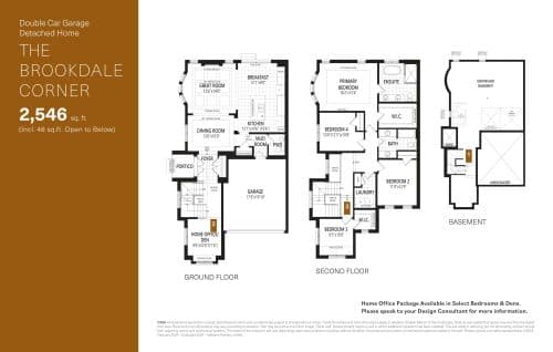 The Brookdale Corner floor plan