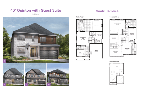 43' Quinton with Guest Suite floor plan