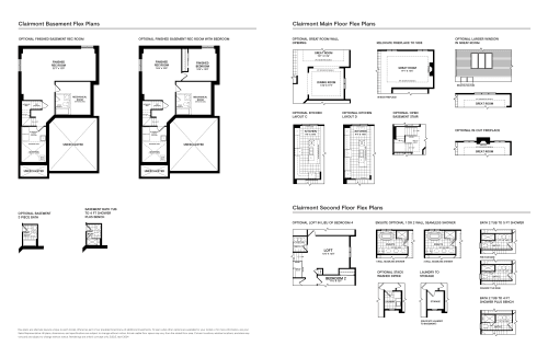 36' Clairmont - Optional Plans floor plan
