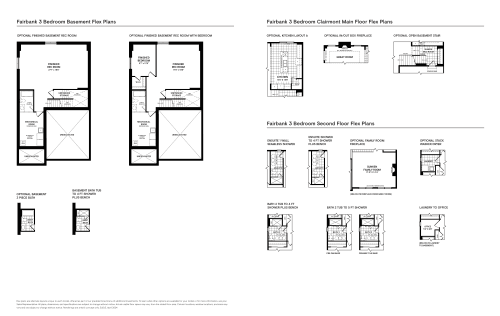 36' Fairbank 3BD - Optional Plans floor plan