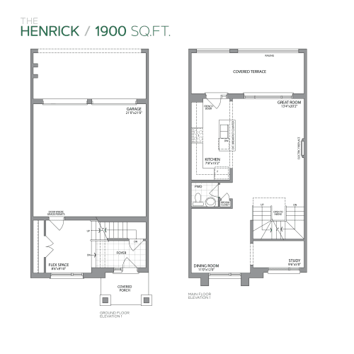 The Henrick floor plan