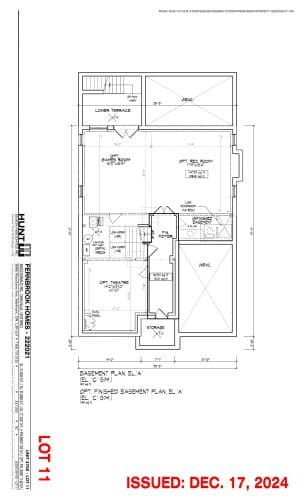 Unit 4702 - Lot 11 (Basement) Elev. A floor plan