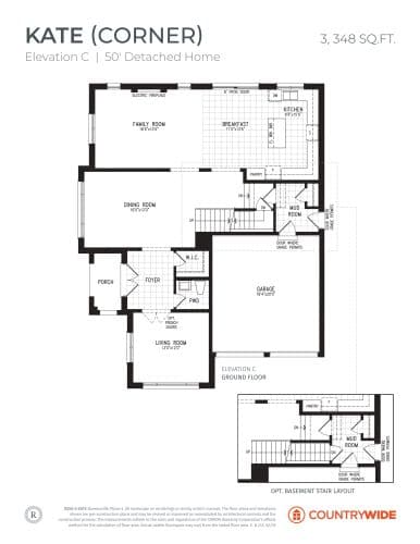 Kate (Corner) - Elevation C floor plan