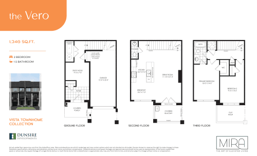 The Vero TH-2 (Vista Collection) floor plan