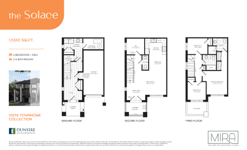 The Solace TH-4 (Vista Collection) floor plan
