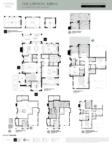 The Lawson with Elevator (The Walk-up Collection) floor plan