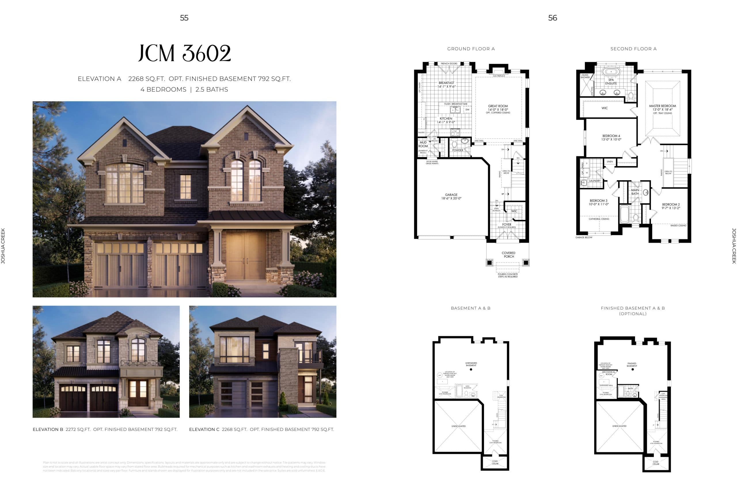 JCM 3602 Floor Plan at Joshua Creek Montage - Single Family Homes by Primont Homes - 2268 sq.ft