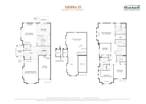 Sierra 12 Elevation 1A floor plan