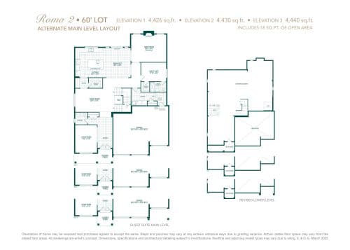 Roma 2 with Guest Suite floor plan