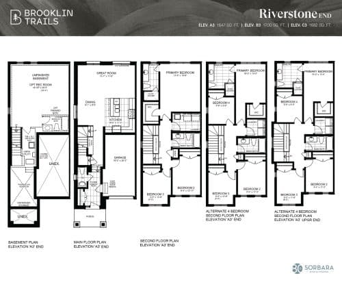 Riverstone End floor plan