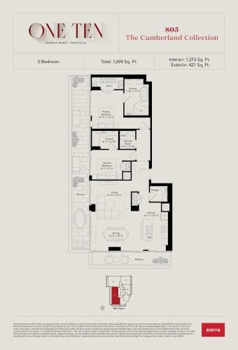 805 (The Cumberland Collection) - Signature Series floor plan