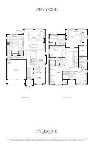 Zen (5001) Elev. B-B2 floor plan