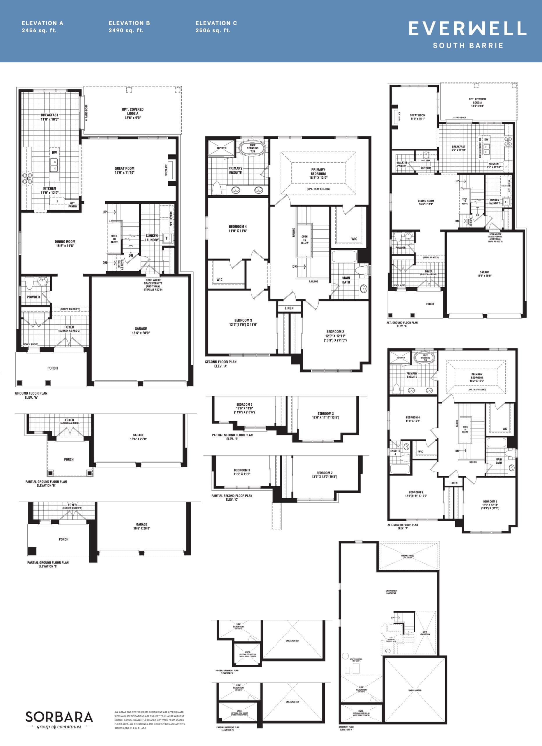 The Victoria Floor Plan at Everwell South Barrie - 2506 sq.ft