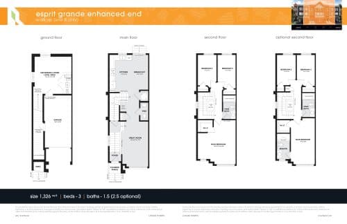 Esprit Grande Enhanced End floor plan