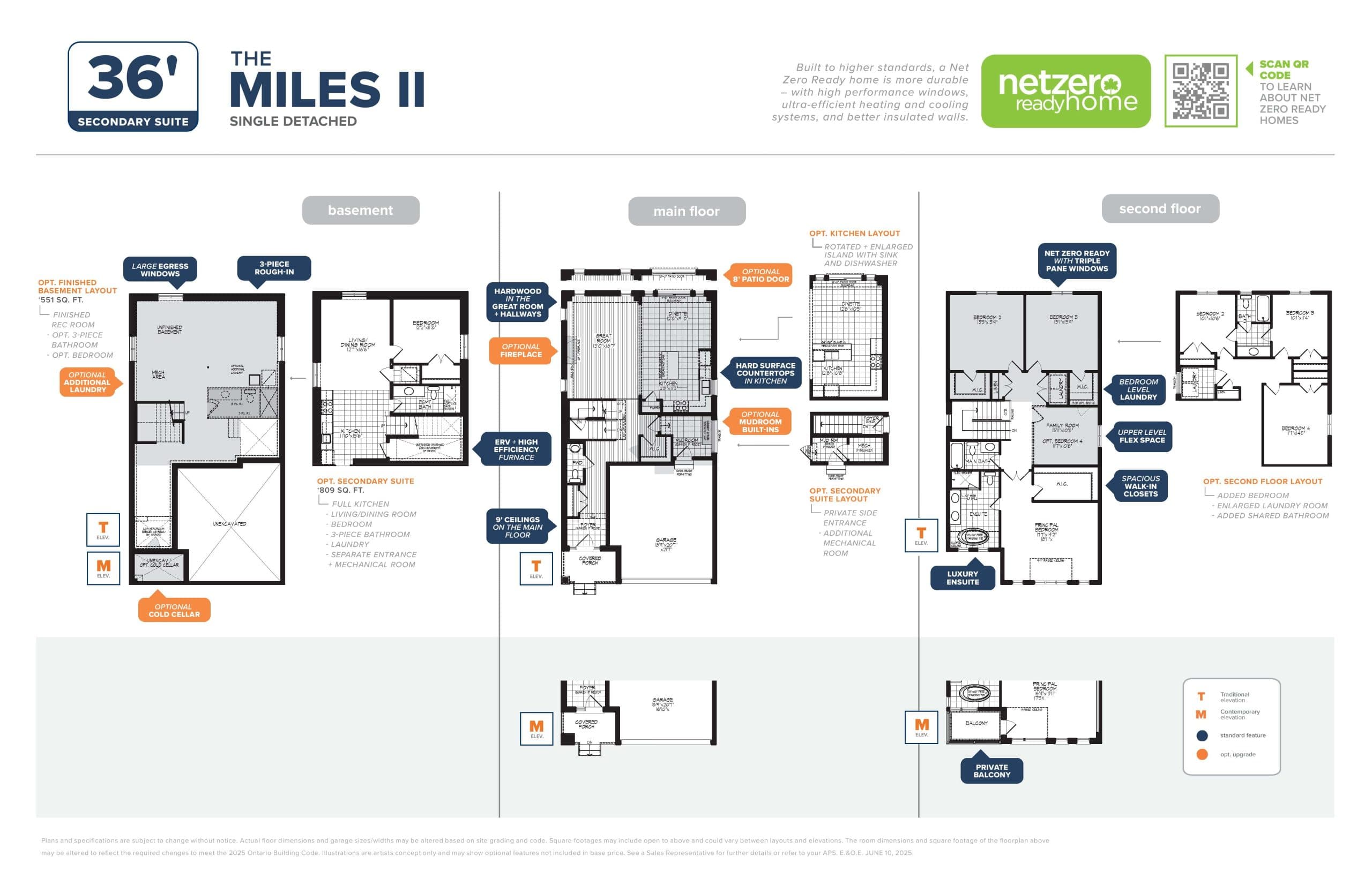 The Miles II Floor Plan at Trussler West Phase 2 by Activa Group - 2436 sq.ft