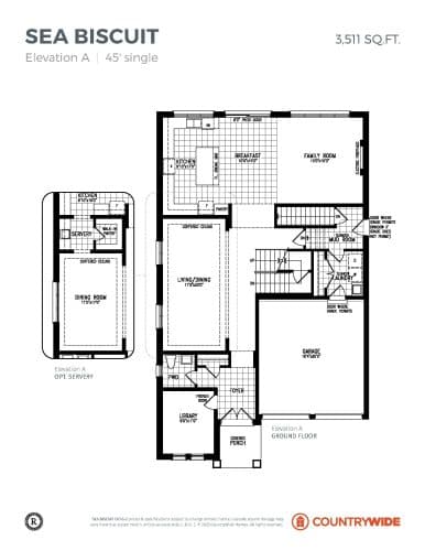 Sea Biscuit (Elevation A) floor plan