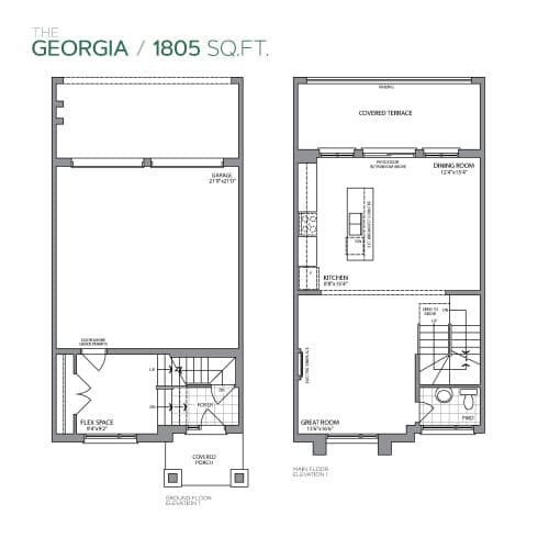 The Georgia floor plan