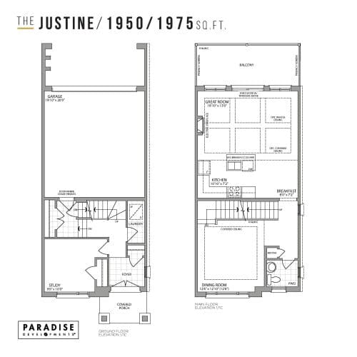 The Justine floor plan