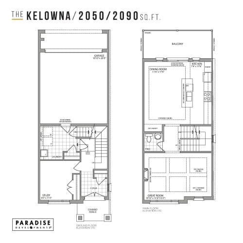 The Kelowna floor plan