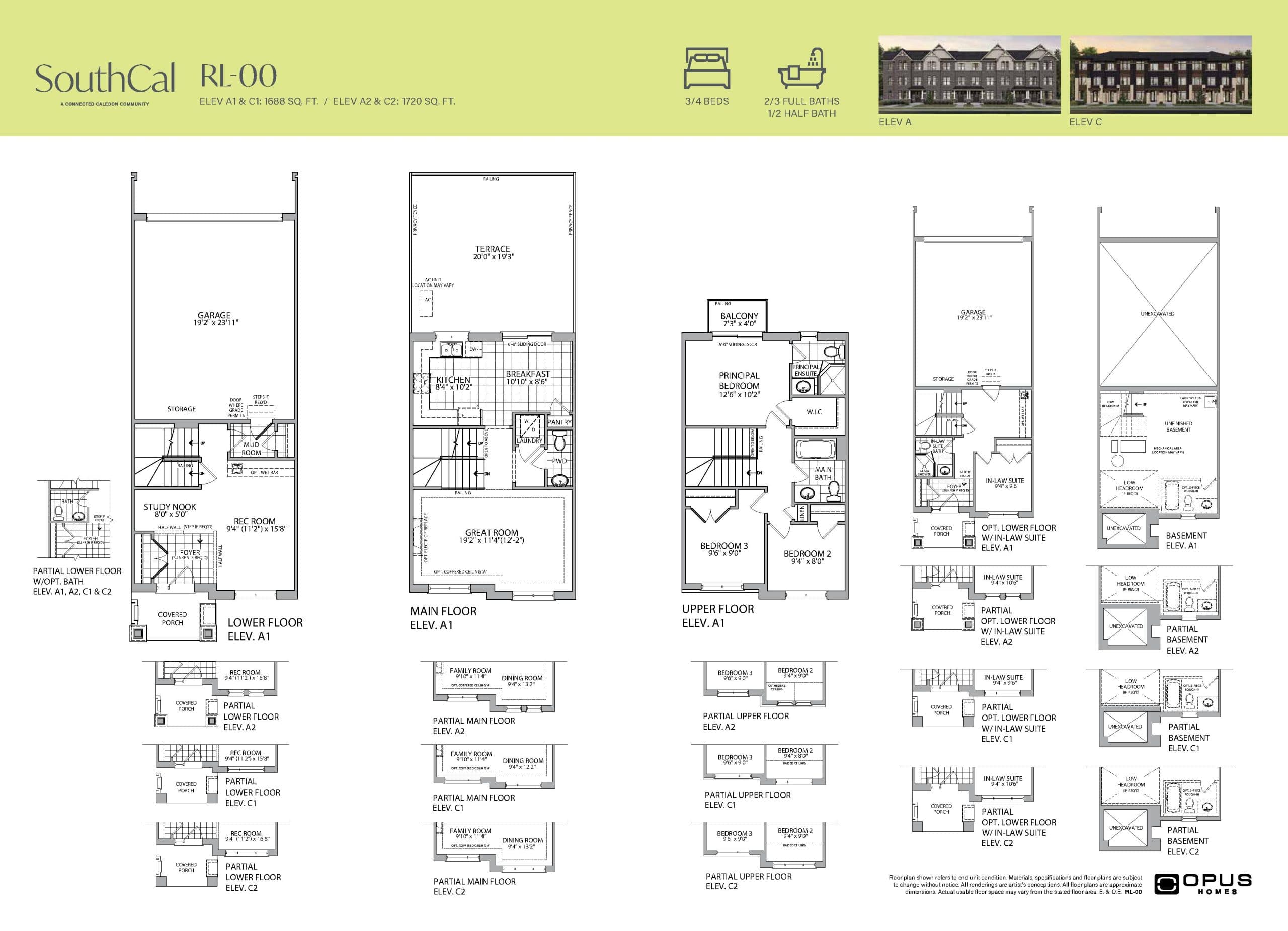 RL-00 Floor Plan at SouthCal by OPUS Homes - 1688 sq.ft