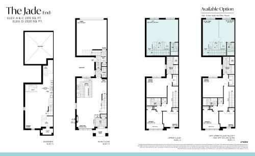The Jade (End) (Courtyard Towns) floor plan