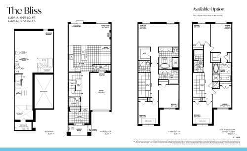 The Bliss (Classic Towns) floor plan
