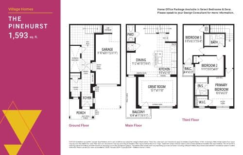 The Pinehurst floor plan