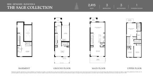 Sage Collection - Elevation A floor plan