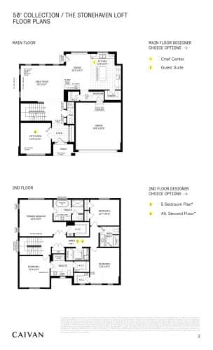 The Stonehaven Loft (50' Collection) floor plan