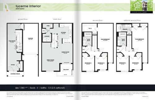 Lucerne Interior floor plan